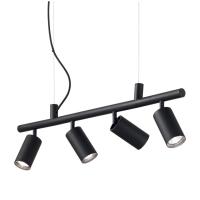 Подвесная люстра Ideal Lux Dynamite SP4 Nero 231341 Подвесная люстра Ideal Lux Dynamite SP4 Nero 231341
