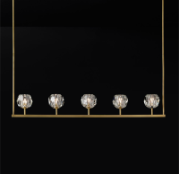Люстра Rh Boule De Cristal Linear Chandelier 5 By Imperiumloft