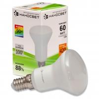 Лампа светодиодная рефлекторная Наносвет E14 5W 3000K матовая LE-R50-60/E14/930 L112