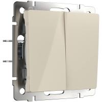 Выключатель Werkel двухклавишный слоновая кость WL03-SW-2G-ivory 4690389046162