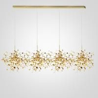 Люстра Tezani Argent Suspension Linear Gold 4L 140 By Imperiumloft
