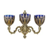 Бра Bohemia Ivele 7101B15/3/210 GB P1 U Amber-Blue/H-1I