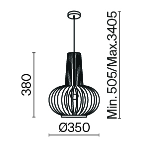 Подвесной светильник Maytoni MOD193PL-01W1 Подвесной светильник Maytoni MOD193PL-01W1