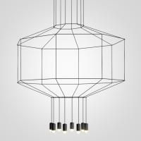Vibia Wireflow 0299 Octagonal Square Pendan Light By Imperiumloft