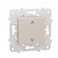 Выключатель двухклавишный Schneider Electric Unica New NU520744