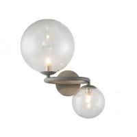Настенный светильник Wendt 2 grey/clear