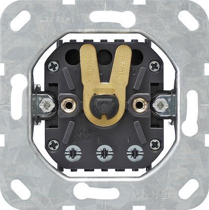 Выключатель поворотный управления жалюзи Gira System 55 1-полюсный 10A 250V 015400 Выключатель поворотный управления жалюзи Gira System 55 1-полюсный 10A 250V 015400