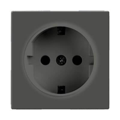 Розетка Werkel с заземлением серо-коричневая WL07-SKG-01-IP20 4690389054051 Розетка Werkel с заземлением серо-коричневая WL07-SKG-01-IP20 4690389054051