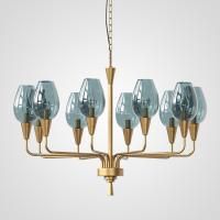 Подвесная Дизайнерская Люстра Viola 10 Синий By Imperiumloft