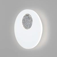 Настенный светодиодный светильник Eurosvet Areola 40150/1 LED белый/хром