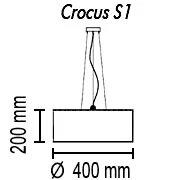 Подвесной светильник TopDecor Crocus Glade S1 01 96g Подвесной светильник TopDecor Crocus Glade S1 01 96g