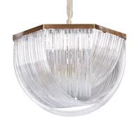 Люстра Murano L12 brass/clear