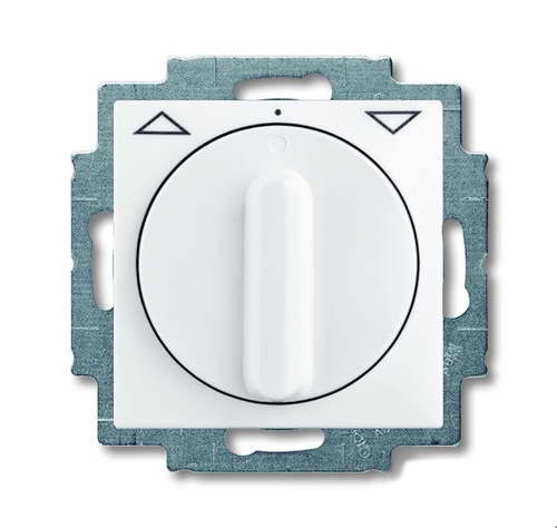 Выключатель жалюзи поворотный с фиксацией ABB Basic55 альпийский белый 2CKA001101A0920 Выключатель жалюзи поворотный с фиксацией ABB Basic55 альпийский белый 2CKA001101A0920