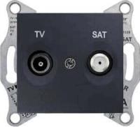 Розетка TV/SAT оконечная Schneider Electric Sedna 1dB SDN3401670
