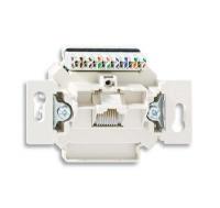 Розетка компьютерная RJ45 ABB BJE 8 полюсов 6e кат белый 2CKA000230A0469
