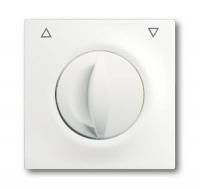 Накладка с поворотной ручкой, с маркировкой, для механизма2712/2713 U, 2722/2723 U, impuls, белый бархат