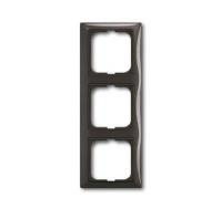 Рамка 3-постовая ABB Basic55 chateau-черный 2CKA001725A1508