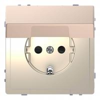 Розетка Schneider Electric Merten D-Life 16A с/з и крышкой MTN2310-6051