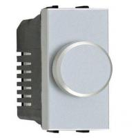 Диммер поворотный ABB Zenit серебро 2CLA216010N1301