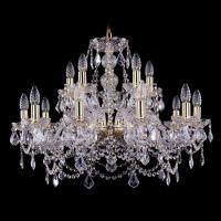 Подвесная люстра Bohemia Ivele 1411/10+5/240 G Leafs Подвесная люстра Bohemia Ivele 1411/10+5/240 G Leafs