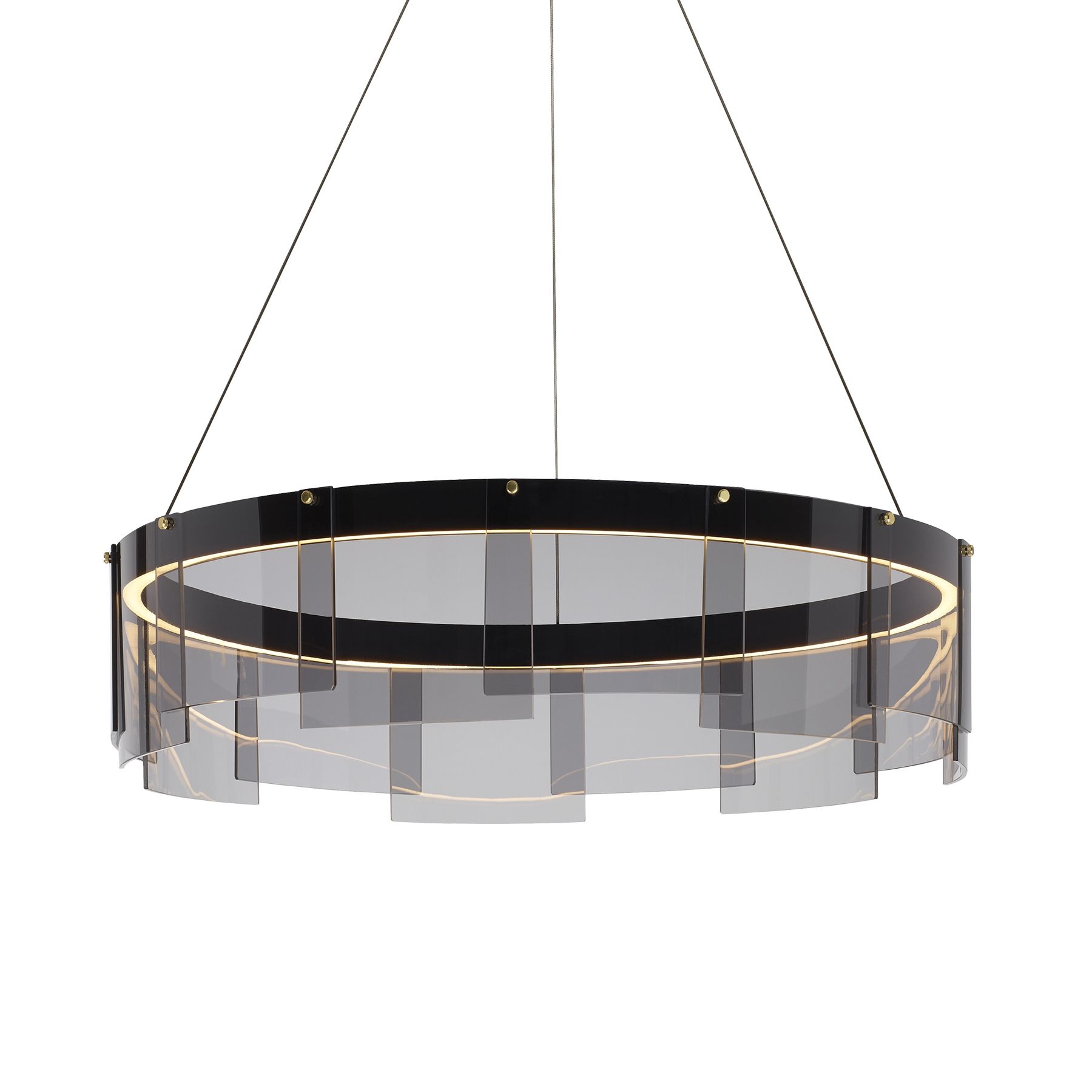 Люстра D8825P/M-600 black/smoky