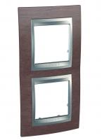Рамка 2-постовая вертикальная Schneider Electric Unica Top MGU66.004V.0M4