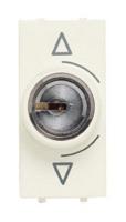 Переключатель с ключом на 3 положения ABB Zenit альпийский белый 2CLA215310N1101