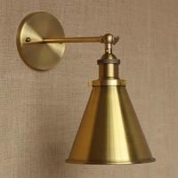 Бра Cone 20Th C.factory Filament Gold Ii By Imperiumloft