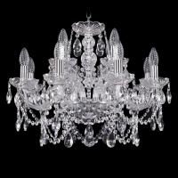 Подвесная люстра Bohemia Ivele 1411/8+4/195 Ni Подвесная люстра Bohemia Ivele 1411/8+4/195 Ni