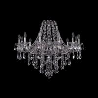 Подвесная люстра Bohemia Ivele 1415/12/300 Ni Leafs Подвесная люстра Bohemia Ivele 1415/12/300 Ni Leafs