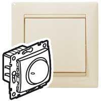 Диммер поворотный Legrand Valena 400W слоновая кость 695628 Диммер поворотный Legrand Valena 400W слоновая кость 695628