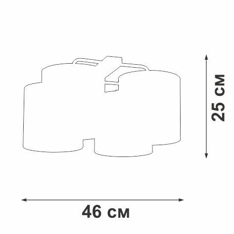 Потолочная люстра Vitaluce V28810-1/4PL Потолочная люстра Vitaluce V28810-1/4PL