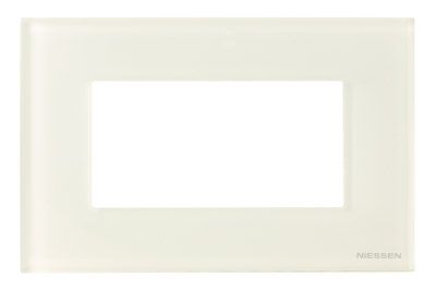 Рамка 4-модульная ABB Zenit итальянский стандарт стекло белое 2CLA247400N3001 Рамка 4-модульная ABB Zenit итальянский стандарт стекло белое 2CLA247400N3001