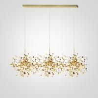 Люстра Tezani Argent Suspension Linear Gold 3 L110 By Imperiumloft