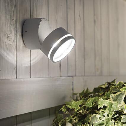 Уличный настенный светодиодный светильник Ideal Lux Omega Ap Round Bianco 4000K 172538 Уличный настенный светодиодный светильник Ideal Lux Omega Ap Round Bianco 4000K 172538