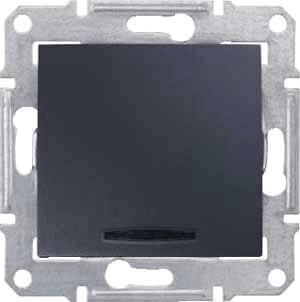 Переключатель одноклавишный с синей подсветкой Schneider Electric Sedna 16A 250V SDN1500270 Переключатель одноклавишный с синей подсветкой Schneider Electric Sedna 16A 250V SDN1500270