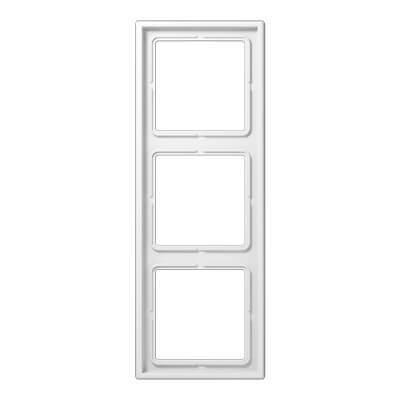 Рамка 3-постовая Jung LS 990 белая LS983WW Рамка 3-постовая Jung LS 990 белая LS983WW