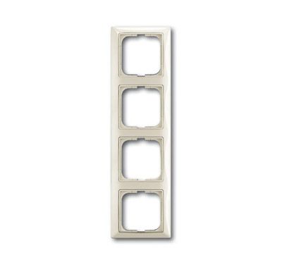 Рамка 4-постовая ABB Basic55 chalet-белый 2CKA001725A1514 Рамка 4-постовая ABB Basic55 chalet-белый 2CKA001725A1514