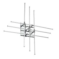 Настенный светодиодный светильник Ideal Lux Cross Led PL6 114750