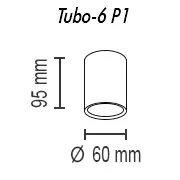 Потолочный светильник TopDecor Tubo6 P1 26 Потолочный светильник TopDecor Tubo6 P1 26