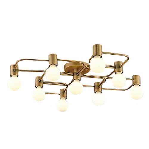 Потолочная люстра Italline Vega PL 6088/9 bronze Потолочная люстра Italline Vega PL 6088/9 bronze