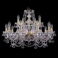 Подвесная люстра Bohemia Ivele 1411/10+5/240 G Balls Подвесная люстра Bohemia Ivele 1411/10+5/240 G Balls