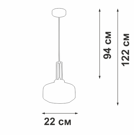 Люстра Vitaluce V20530-1/1S Люстра Vitaluce V20530-1/1S