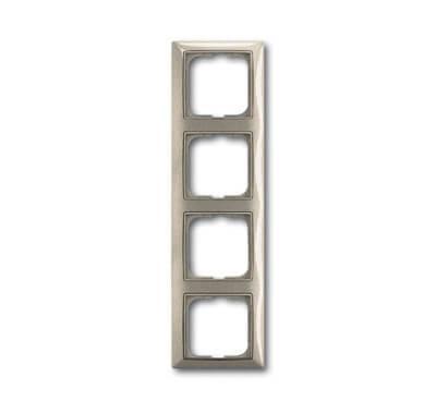 Рамка 4-постовая ABB Basic55 шампань 2CKA001725A1504 Рамка 4-постовая ABB Basic55 шампань 2CKA001725A1504