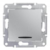 Выключатель одноклавишный с синей подсветкой Schneider Electric Sedna 10A 250V SDN1400160