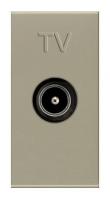 Розетка TV ABB Zenit шампань 2CLA215070N1901