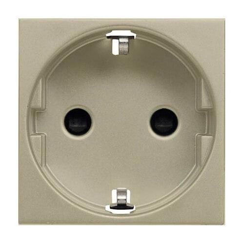 Розетка ABB Zenit с/з 16A 250V со шторками безвинтовой зажим шампань 2CLA228860N1901 Розетка ABB Zenit с/з 16A 250V со шторками безвинтовой зажим шампань 2CLA228860N1901