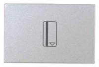 Выключатель карточный с задержкой отключения ABB Zenit 16A 250V серебро 2CLA221450N1301