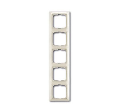 Рамка 5-постовая ABB Basic55 chalet-белый 2CKA001725A1515 Рамка 5-постовая ABB Basic55 chalet-белый 2CKA001725A1515