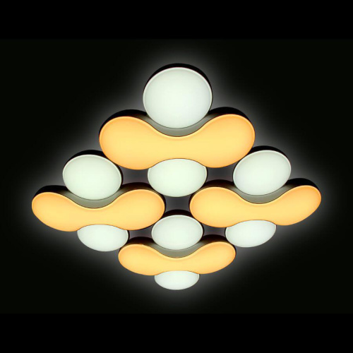 Потолочный светодиодный светильник Ambrella light Orbital Granule FG1066/4 WH 208W D720*720 Потолочный светодиодный светильник Ambrella light Orbital Granule FG1066/4 WH 208W D720*720